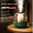 thumbnail image 1 of USB Large Capacity Humidifier – Dual Spray Aromatherapy for Home, Office, Dorm & Bedroom (Upgraded double spray humidifier (green)), 1 of 12