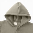 thumbnail image 5 of Godom Boys Sweatshirts Kids Child Toddler Boy Girl Solid Long Sleeve Patchwork Hooded Thickened Warm Sweatshirt Pullover Blouse Tops, 5 of 7