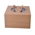 thumbnail image 4 of Houderco Caja Para Pastel De Papel Kraft Con Asa Para Transporte Fácil Color, 4 of 8