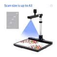 thumbnail image 4 of Document Camera Scanner, A3 Capture Size Dual Camera USB2.0 With LED Light OCR Function Convert To PDF Format ,Compatibility, 4 of 7