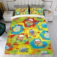 thumbnail image 4 of 3 Piece Bedding Set For Handy Manny Duvet Cover Sets Comforter Cover Set Cute Super Soft Teens Bedding Set Kids Bedroom Gifts,1 Duvet Cover with 2 Pillowcases Full, 4 of 6