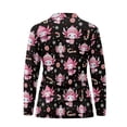 thumbnail image 5 of Yuyamidu Cute Axolotl Womens Golf Shirt Zip Up Collared Shirts Candy Canes Long Sleeve Tennis Athletic Top for Women Christmas Golf Activewear Clothes Size 2XL, 5 of 8