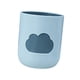 thumbnail image 5 of Vaso de baño con cepillo de dientes y base antideslizante, moderno e irrompible. azul, 5 of 9