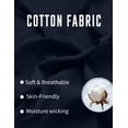 thumbnail image 5 of COOFANDY Men' Polo Shirts Long Sleeve Casual Cotton Golf T-Shirts Contrast Collar Polos Stylish Tops, 5 of 6