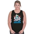 thumbnail image 5 of Vintage Varsity Cheerleader Smurfette Tank Top Tee Shirt Women Brisco Brands S, 5 of 6