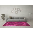 thumbnail image 3 of Ahgly Company Indoor Round Oriental Pink Traditional Area Rugs, 8' Round, 3 of 4