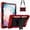 Red/Black, variant on JBuwsdan for Urao X109 Tablet 10.1 Inch Tablet Case,Shockproof Heavy Duty Built-in Kickstand with Shoulder Strap Case for Urao X109 Android 16 Tablets 2026(Black)