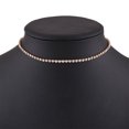 thumbnail image 1 of Women Fashion Rhinestone Choker Simple Diamante Necklace Alloy Thin Neck Chain Gift, 1 of 8