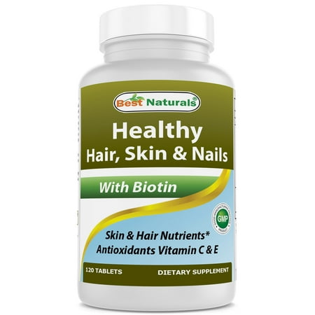 Best Naturals Hair Skin and Nails Vitamins with biotin 120