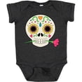 thumbnail image 3 of Inktastic DÃ­a De Los Muertos Skull with Flower Boys or Girls Baby Bodysuit, 3 of 5