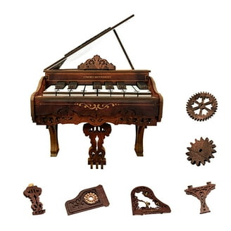 ROKR 3D Wooden Puzzle, Vintage Lantern Music Box, DIY Craft Toy