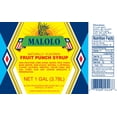 thumbnail image 3 of Malolo Fruit Punch Syrup, 1 Gallon Jug, 1.3 fl. oz Serving Size (Milk-Free), 3 of 6