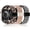 Starlight/Starligh Rose Pink/Black White, variant on Wearlizer 3 Pack Magnetic Stretchy Band Compatible with Apple Watch Bands 38/40/41/42/44/45/46/49mm, Nylon Braided Elastic Sport Loop Strap for iWatch Series 11/10/9/8/7/6/5/4/SE/Ultra