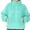 MINT, variant on Women's Drawstring Hem Zipper Front Mock Neck Fleece Cotton Candy Sherpa Jacket with Pockets