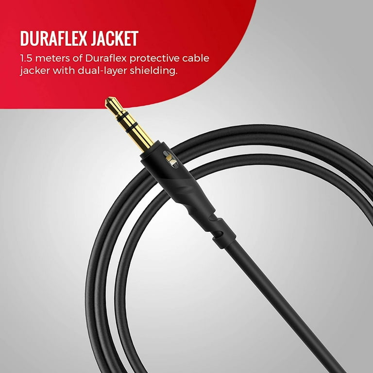 Stereo 3.5mm Audio to Audio Jack Male to Male Cable 1.5 Meters