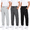 Assorted Colors Set G, variant on DARESAY Mens Joggers- Quick-Dry Mens Jogging Pants, Elastic Waist With Two Side Pockets, Athletic, Active Pants for Men, 3-Pack, Regular and Big Mens