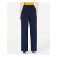 thumbnail image 2 of BAR III Womens Blue Tie Wide Leg Pants Size: XXS, 2 of 2