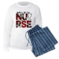 thumbnail image 5 of CafePress - Spooky Halloween Nurse - Women's Long Sleeve Relaxed Fit Cotton Light Pajama Set, 5 of 7