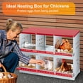 thumbnail image 3 of Cherish Chicken Nesting Box, Easy Egg Collection Large Vented Holes Chicken Coop Equipment with Vented Holes, Heavy Duty Chicken Nesting Boxes for Hens, Rabbits, Ducks, 3 of 8