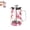 Pink, variant on Floral French Press Coffee Maker, Double-Wall Borosilicate Glass Brewer with Dried Flowers & Steel Filter 650ML