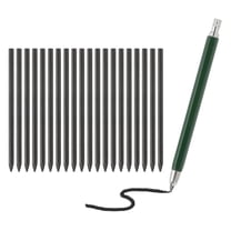 Mechanical Pencil 4.0mm, Pencils Mechanical Holder Large Automatic Holder with 20Pcs 2B Pencil for Graphite Pencil Drawing Art Sketching Woodworking, Green