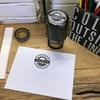 Personalized Round Self-Inking Rubber Stamp - The Washington