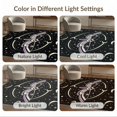 thumbnail image 7 of ODIKA 4'x6' Washable Area Rug Death Moth Gothic Mirrored Phase Galaxy Stars Academia Witchy for Home Office, Under Desk, Non-Slip Chair-Friendly, Flatwoven, 7 of 7