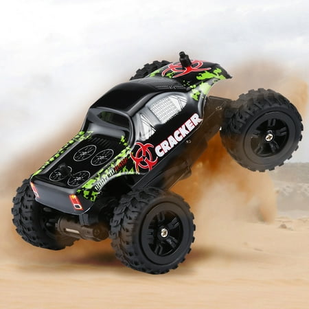 Virhuck 1/32 Scale 2WD Mini RC Truck for Kids, 2.4GHz 4CH Off-road Vehicle Rock Crawler RC Car Racing Car 12MPH Christmas