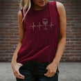thumbnail image 2 of Birdeem T-Shirt Sans Manches Col Rond Ample à Sequins Réfléchissants Colorés pour Femmes, 2 of 6