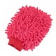 thumbnail image 1 of Limpiador de cepillo de manopla de chenilla de microfibra fucsia para vehículos de automóviles, 1 of 1