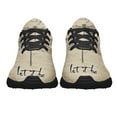 thumbnail image 5 of Dragonfly Whisper Words Of Wisdom Let It Be Shoes Sneakers for Women Men Black Size 9.5, 5 of 7