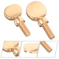 thumbnail image 1 of KONTONTY 2Pcs Saxophone Neck Screws Golden Copper Small Sax Neck Tightening Screws Repair Tool, 1 of 8