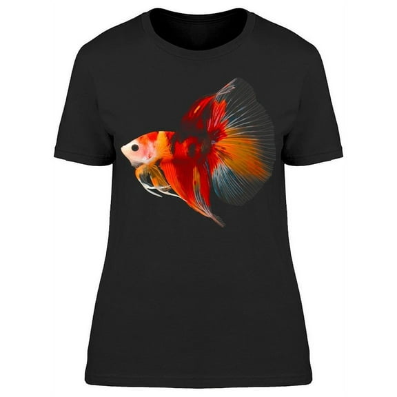 Spotted Transparent Tail Betta T-Shirt Women -Image by Shutterstock, Female Large