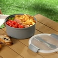 thumbnail image 5 of Mainstays Food Storage Container, Round, Grey, 47oz Capacity, 5 of 5