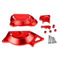 thumbnail image 1 of Protector de cubierta de estator de motor de aleación de aluminio CNC para Kawasaki Ninja400 18-19Red, 1 of 8