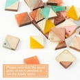 thumbnail image 5 of DIY Dangle Earring Making Kits Including Resin & Wood Pendants Brass Earring Hooks & Jump Rings Rhombus Mixed Color Pendants: 16.5~17.5x17~18x3~4mm thick hole: 1.8mm 28pcs/box, 5 of 7