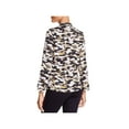 thumbnail image 2 of Kenneth Cole New York Womens Camouflage Surplice Neck Wrap Top, 2 of 2