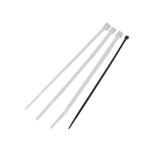 Ideal B-11-50-0-D Cable Tie, 11", 50lb., UV Black, 500/Pack