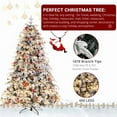 thumbnail image 3 of imerelez 7ft Automatic Tree Structure Single-Sided Pe PVC Material Green Flocking 1687 Branches 450 Lights Warm Color 8 Modes Christmas Tree, 3 of 8