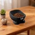 thumbnail image 5 of BotaniNest Bol Haut pour Chat Bol Alimentaire en Céramique Bol Bol Bol Bol pour Chat Bol pour Chat Bol en Céramique Bol à Col Montant Bol à Riz pour Chat Bol Bol Bol Bol à Riz, 5 of 5