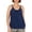 Navy Blue, variant on Ocean Blues Women's Plus Size Tankini Top Only Loose Fit Blouson Bathing Suit Top Size L