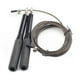 thumbnail image 2 of Cuerda para saltar, mango pesado, alambre de Metal, rodamiento Universal de aluminio para entrenamiento físico profesional, deportes físicos, negro YUNYI BRAND  Deportes, 2 of 8