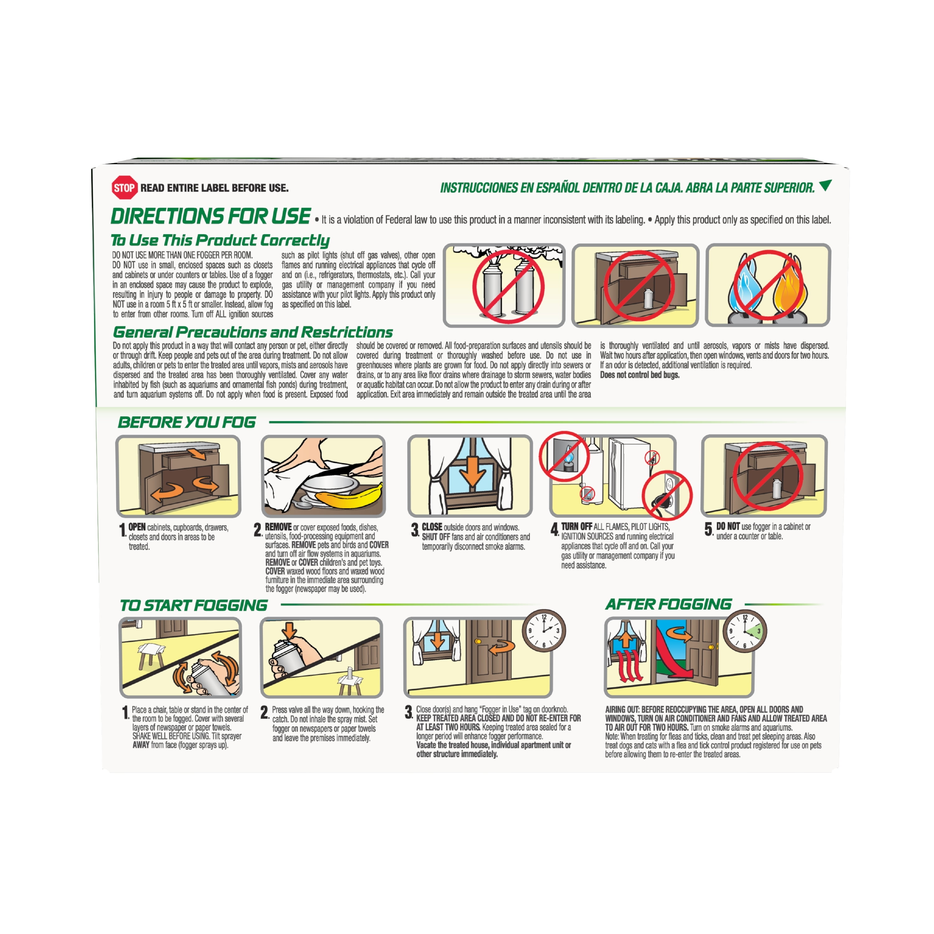 Hot Shot Pest Control Fogger with Odor Neutralizer, Kills Roaches, Ants
