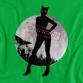 thumbnail image 2 of Arkham City Catwoman Convicted Women's T Shirt, Kelly Green, X-Large, 2 of 6