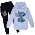 thumbnail image 1 of Lilo Stitch Chándal 2 Piezas Conjunto con Capucha y Pantalones con Capucha Ropa Deportiva para niños Gris 170 cm brillar Electrónica, 1 of 1