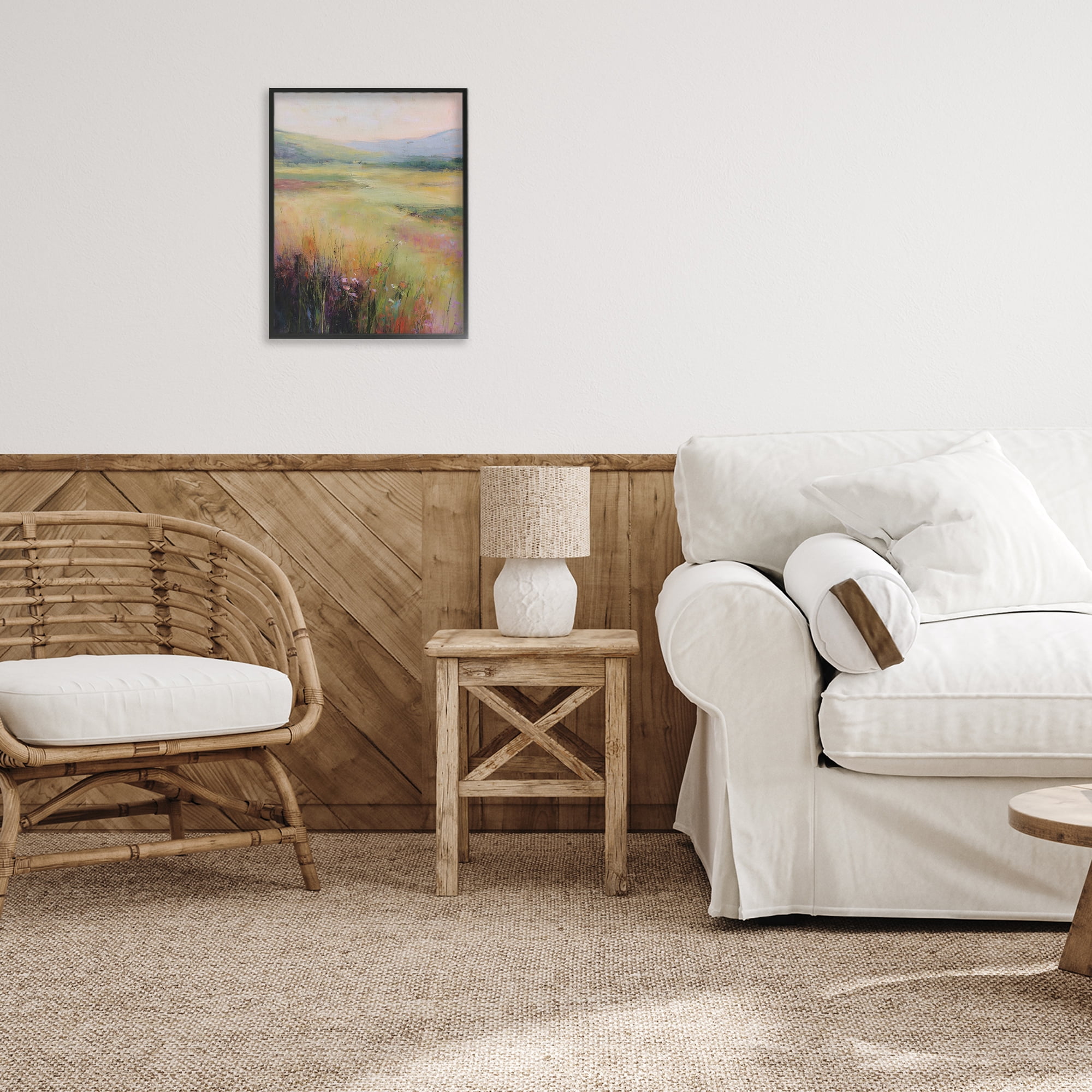 Stupell Industries Green Valley View Black Framed Giclee Art, design by Svetlana Aleynikova