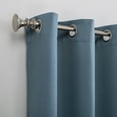 thumbnail image 3 of Sun Zero Nolan 1-Piece Energy Saving Blackout Grommet Curtain Panel, 54"X108", Denim Blue, 3 of 9