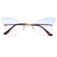 thumbnail image 1 of GOOHOCHY 1 par de lentes de fiesta de fiesta de gafas de sol de moda irregular para anteojos en forma de mariposas, 1 of 7