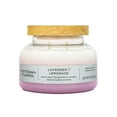 thumbnail image 2 of Better Homes & Gardens Lavender and Lemonade Scented 2-Wick 18oz Ombre Bell Jar Candle, 2 of 5
