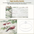 thumbnail image 4 of Chinoiserie Linen Drum Lampshades Vintage Birds Floral Cherry Blossoms Green Foliage 13"x13"x10" Light Shade for Table Lamps Floor Lamp Shades Lampshade Replacement Assembly Required, 4 of 8